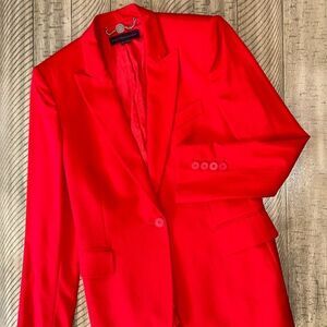 Ferrari 🏎️ Red Wool Blazer by Stella McCartney. Chic! 4 Convenient pockets!